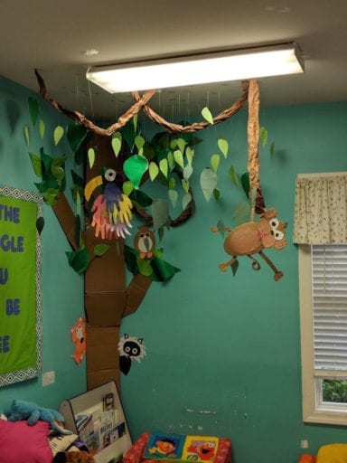 jungle themed classroom