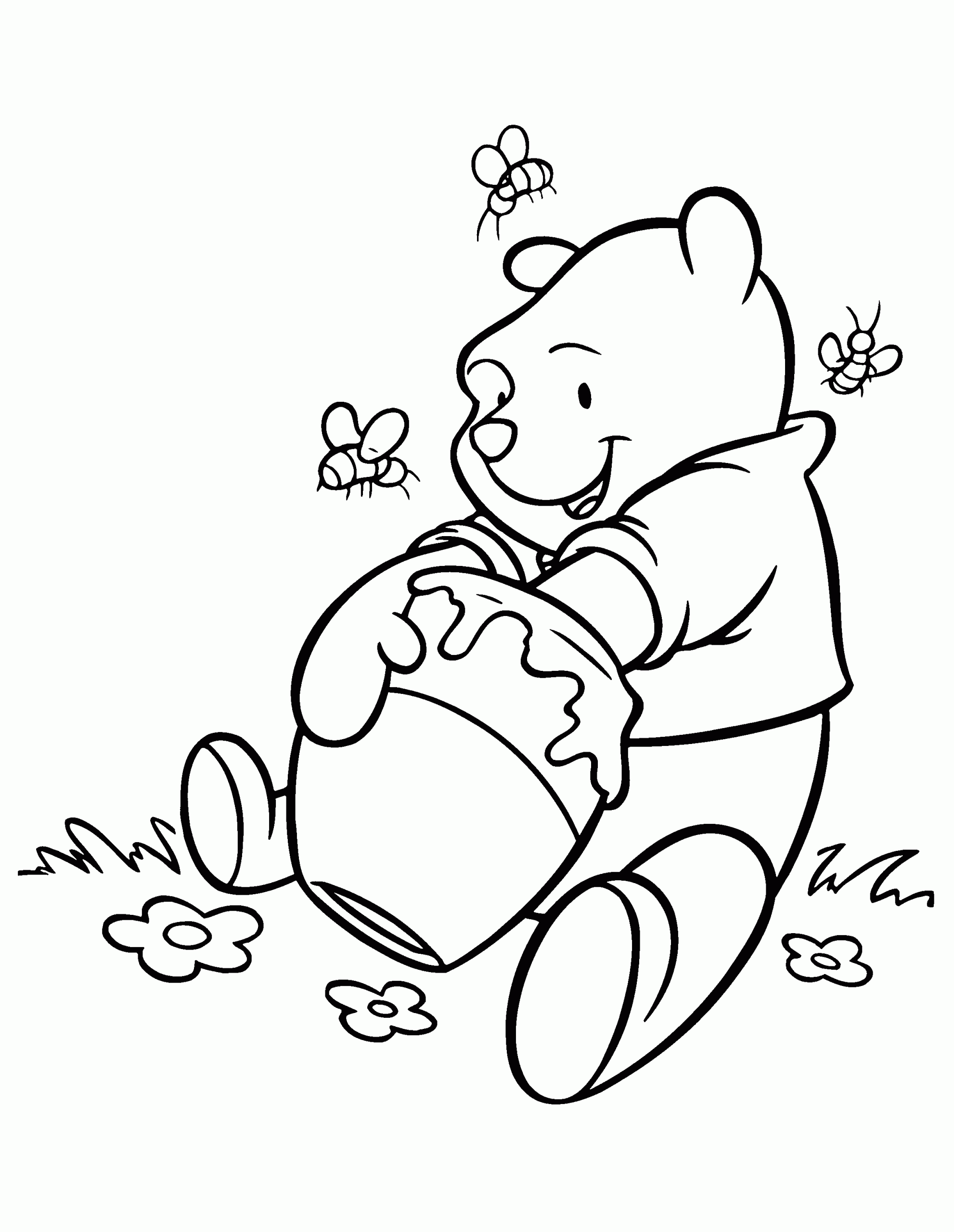 winnie the pooh coloring pages