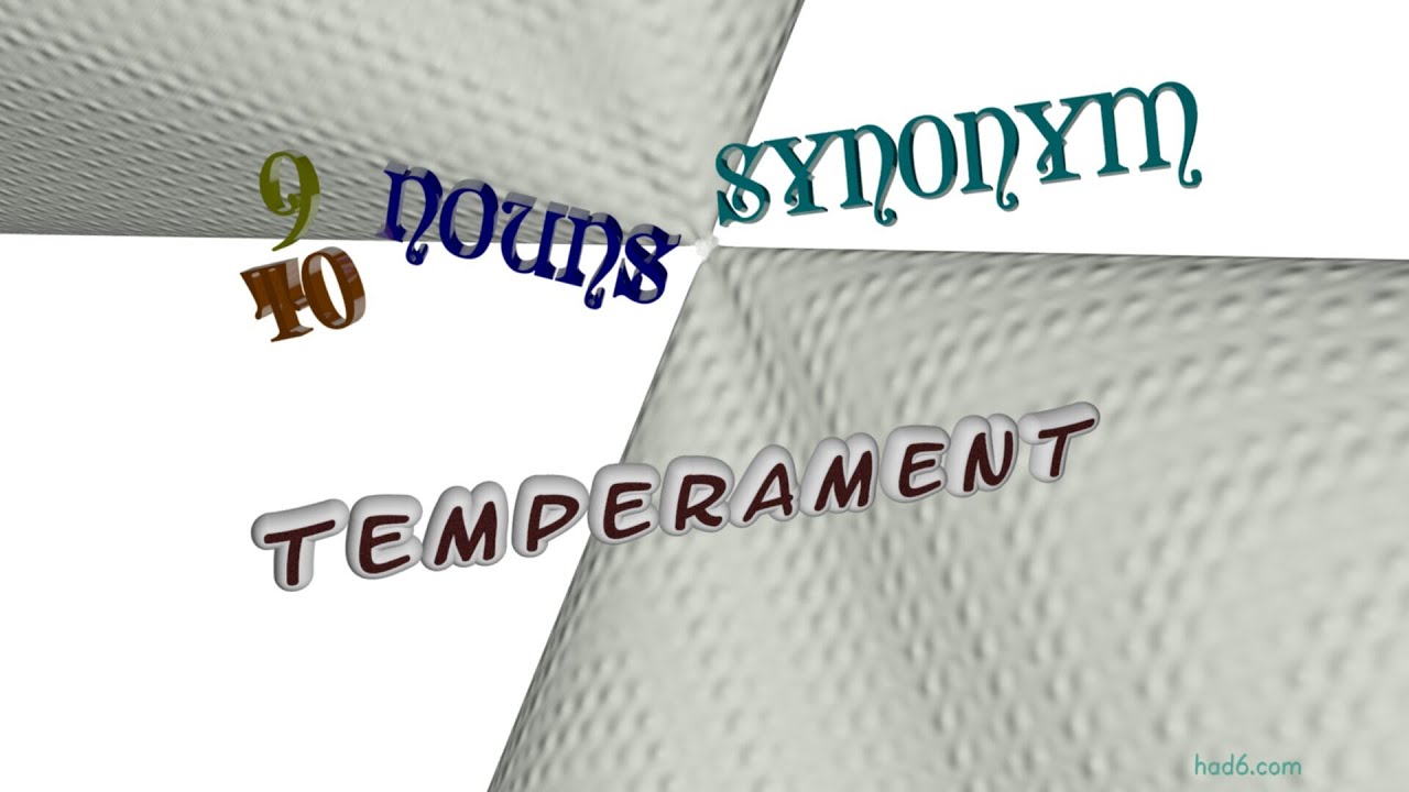 temperament thesaurus