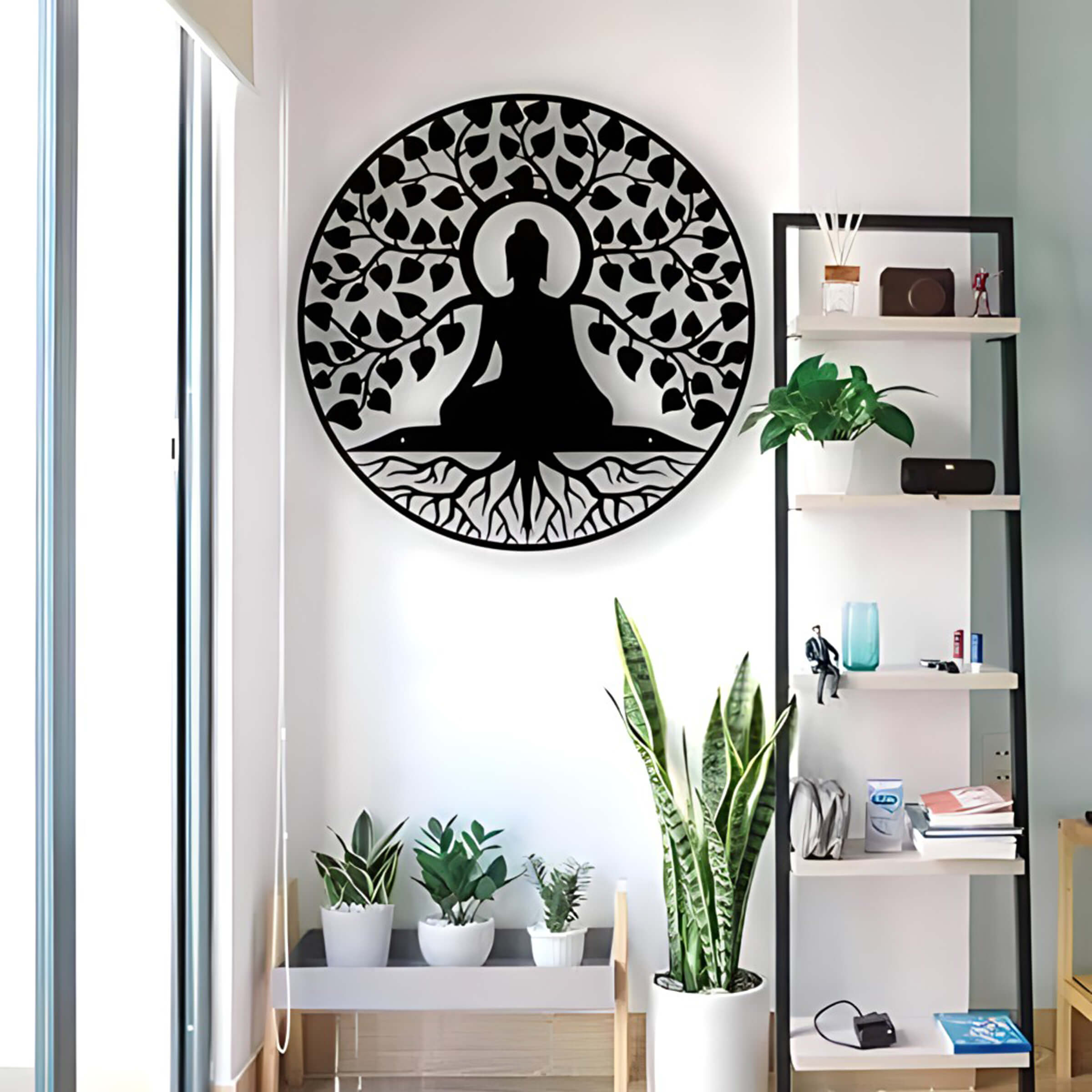 buddha wall art stickers