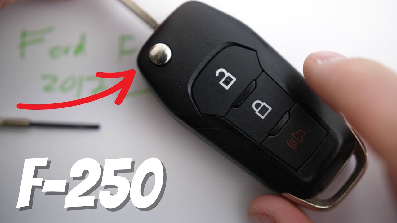 changing the battery on a ford key fob