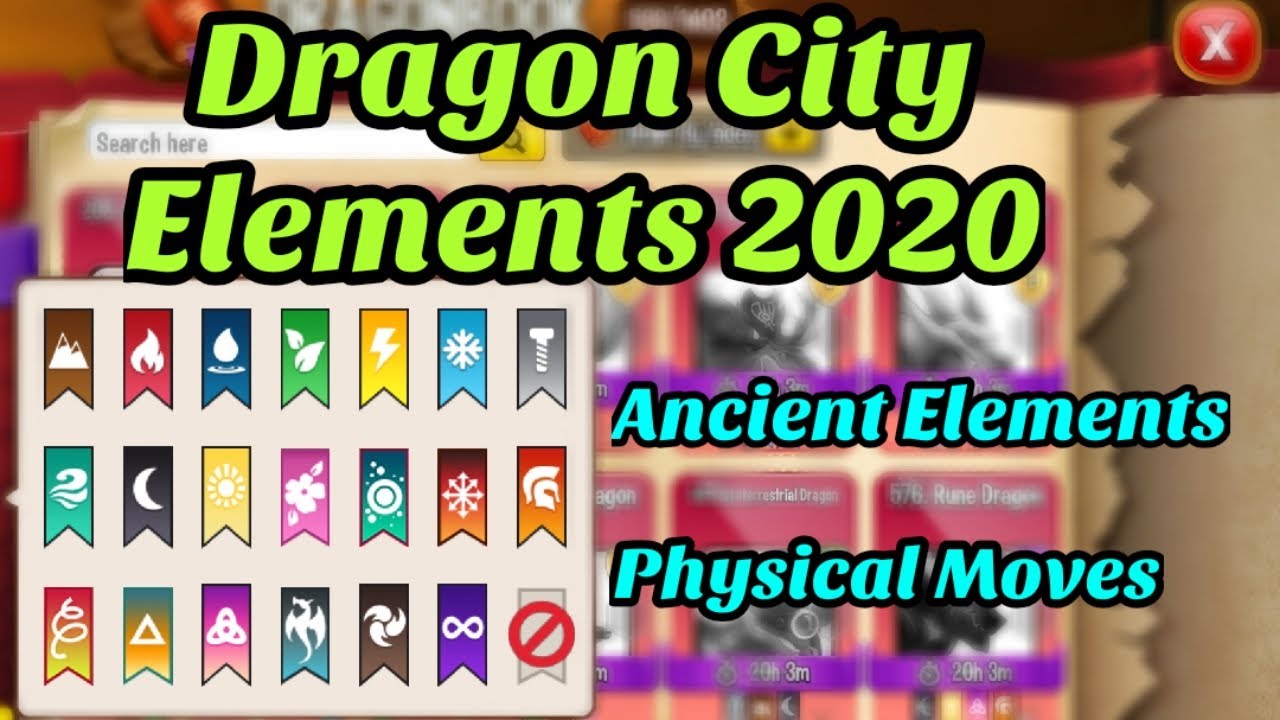 dragon city elements