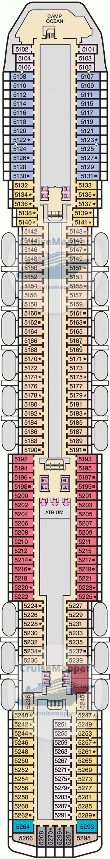 deck plans for carnival pride