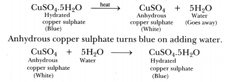 define water of crystallization class 10