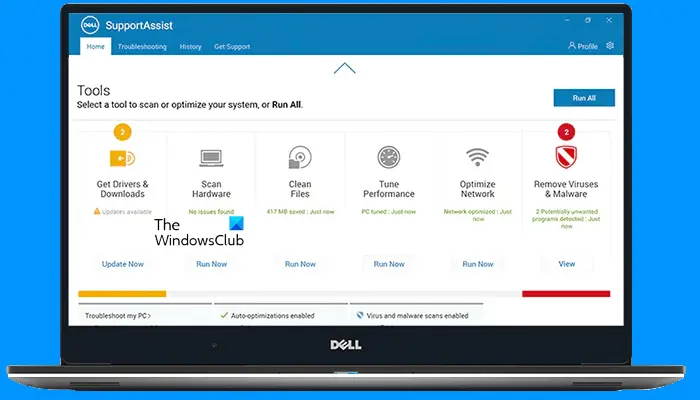 dell supportassist download