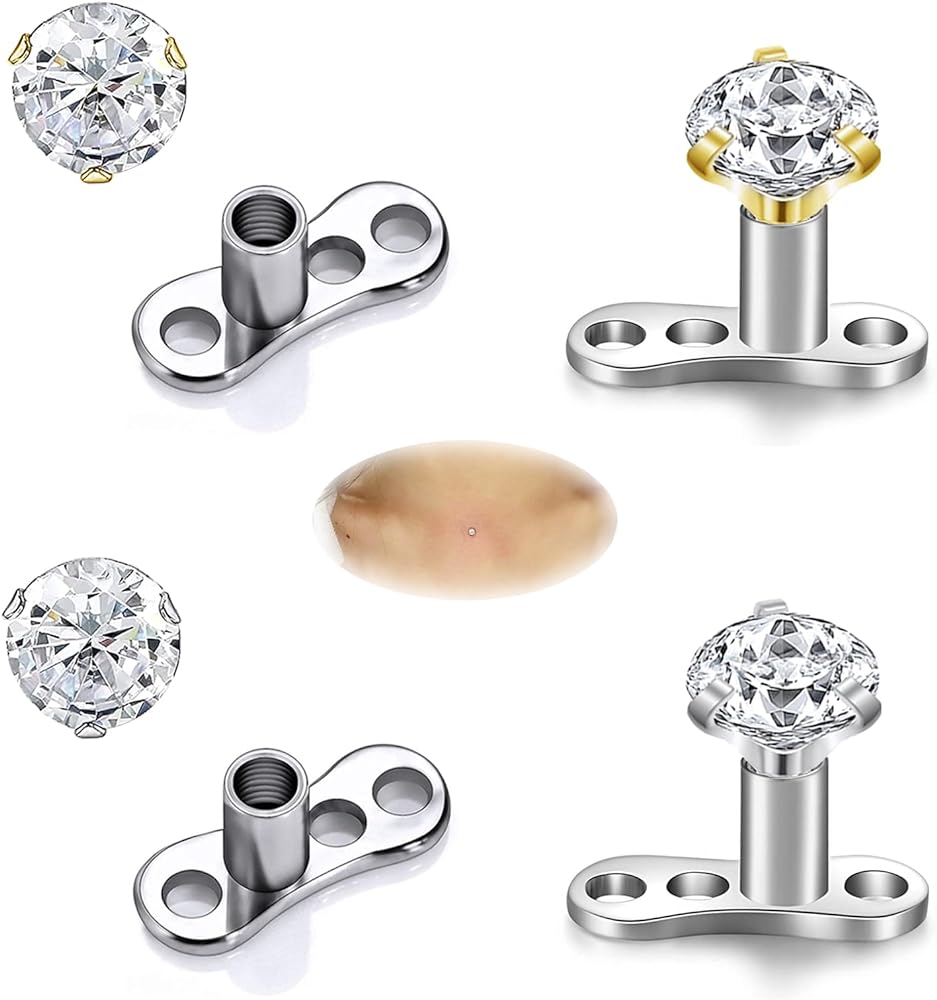 dermal piercing jewelry