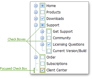 devexpress mvc checkbox