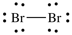 lewis dot structure for br2