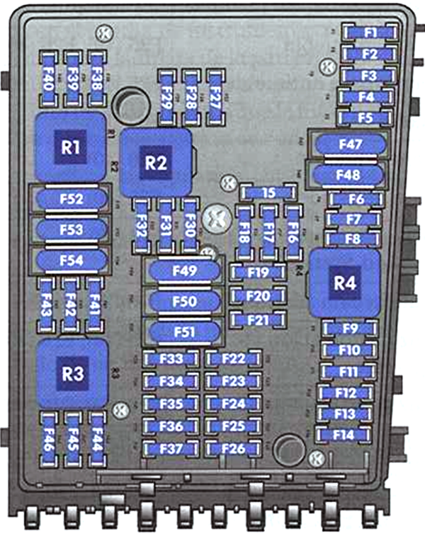 diagrama fusibles bora 2007