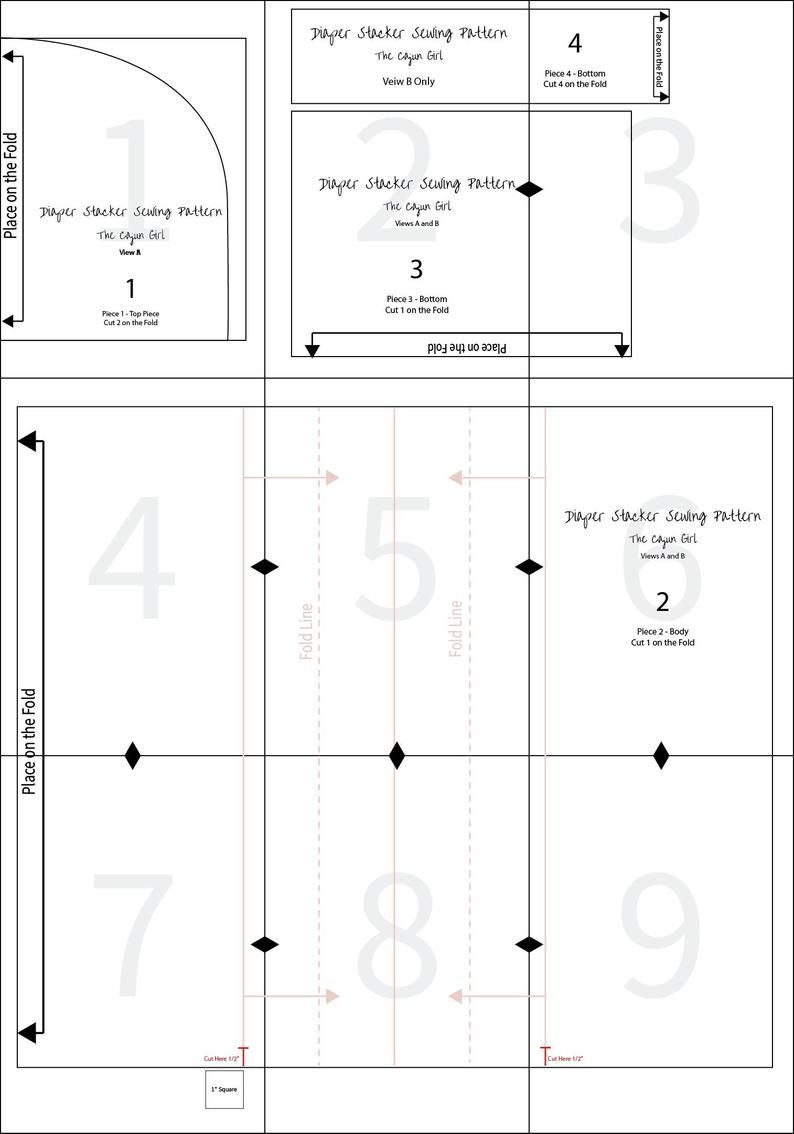 diaper stacker pattern