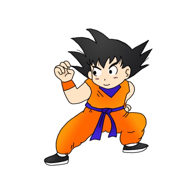 dibujos de dragon ball faciles