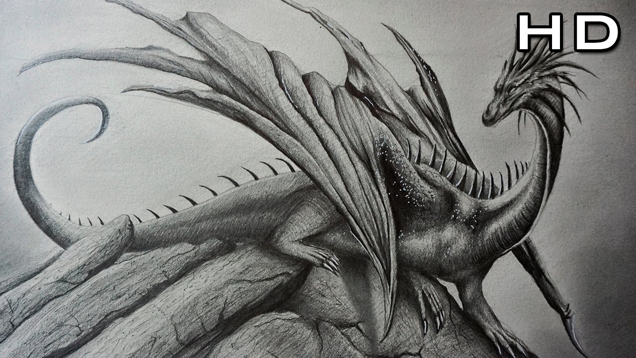 dibujos de dragones realistas