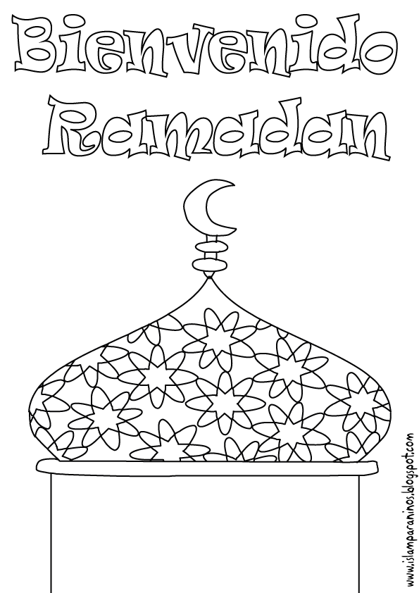 dibujos de ramadan para colorear