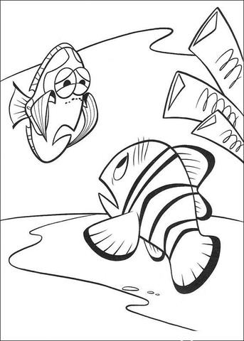 dibujos nemo para colorear