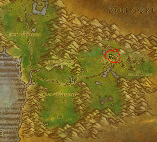 dire maul east entrance