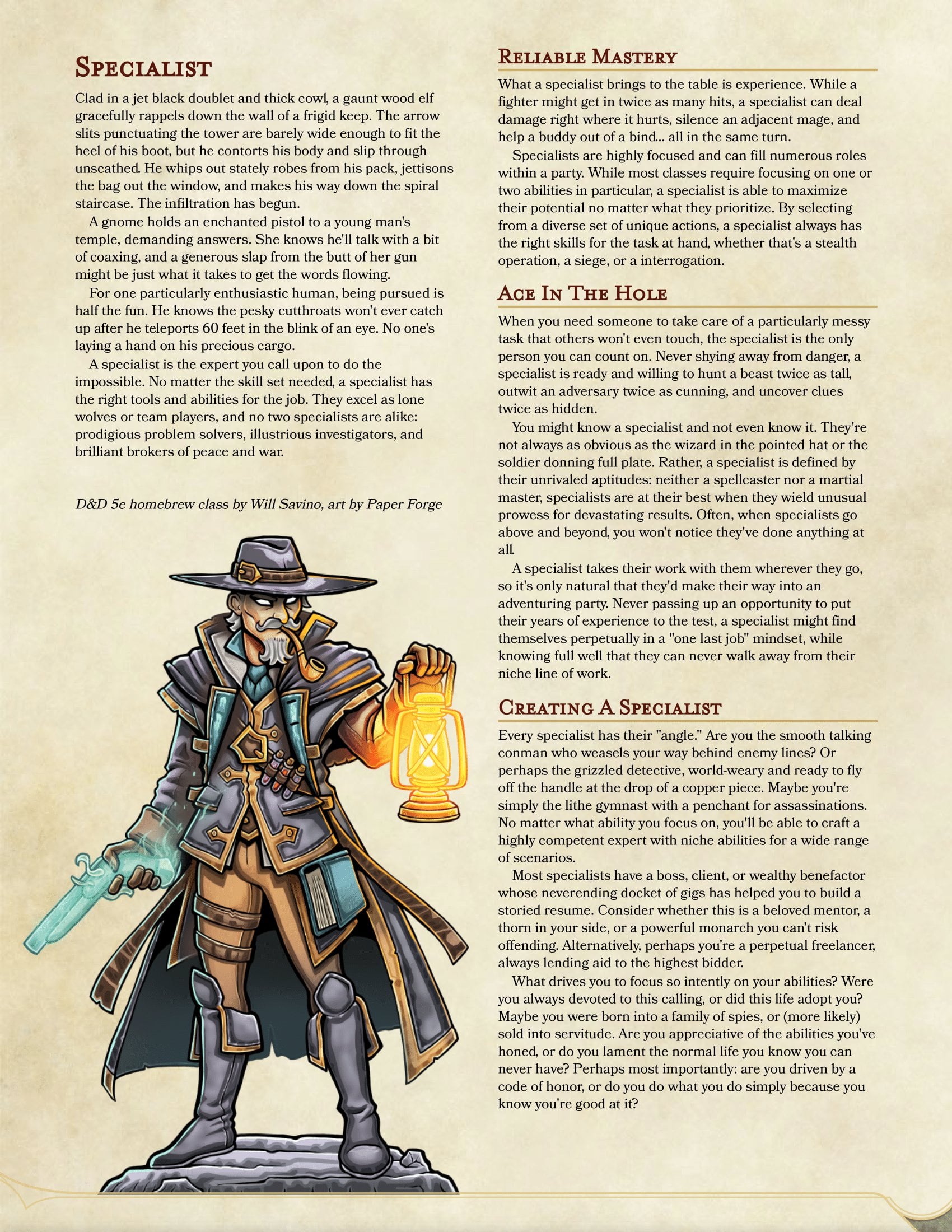 dnd homebrew classes