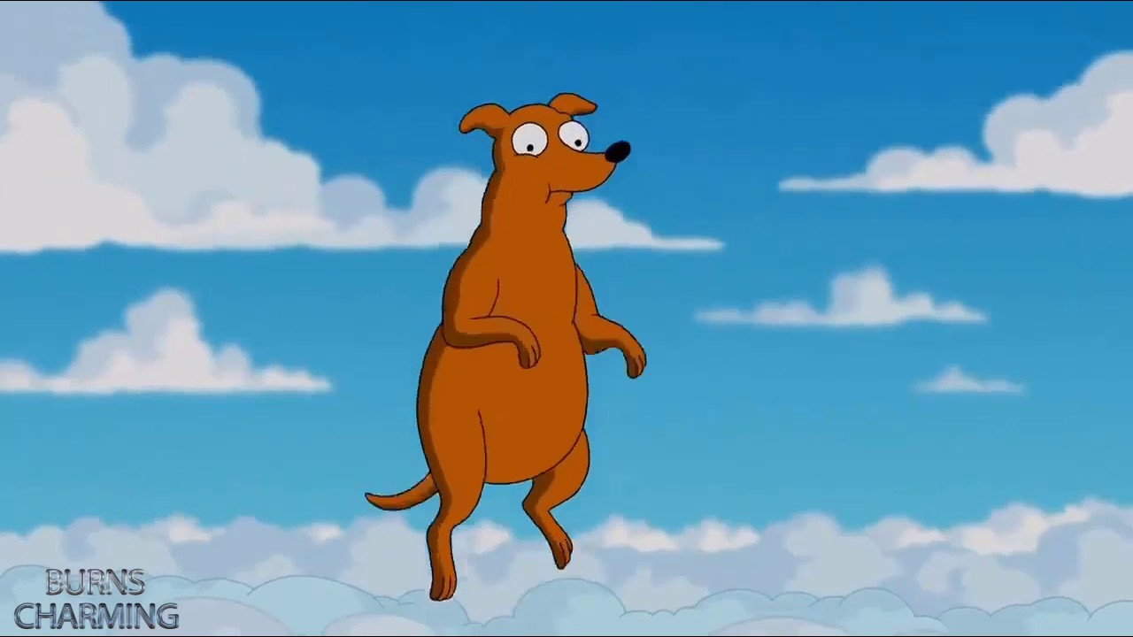 dog in the simpsons