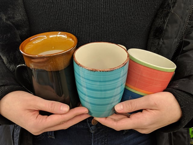 dollar store coffee mugs