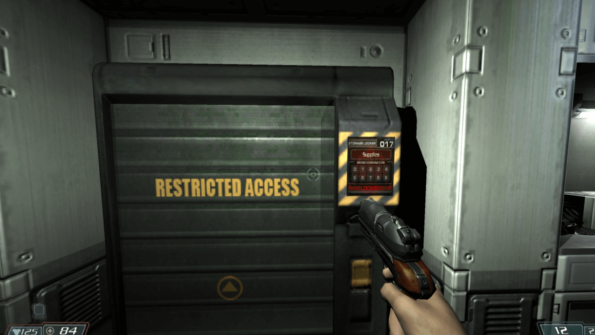 doom 3 all locker codes