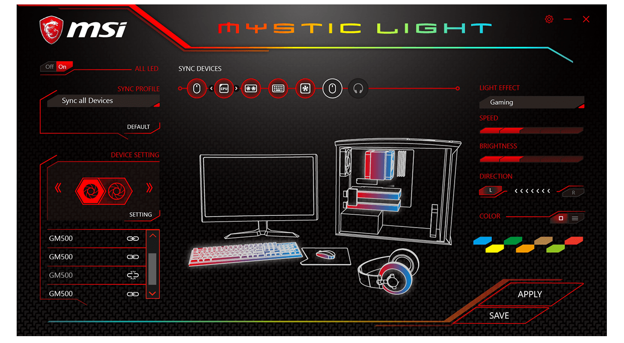 download msi mystic light