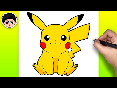 draw pikachu easy