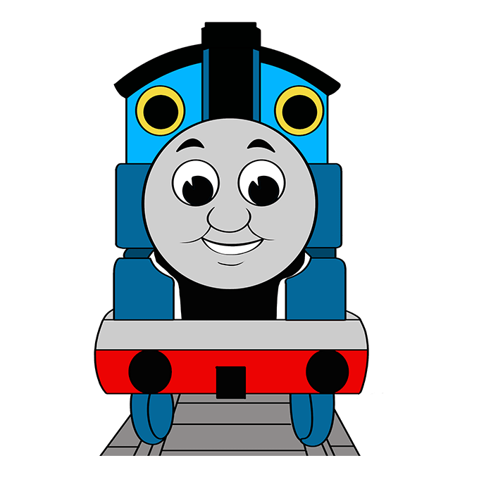 drawing thomas the tank engine