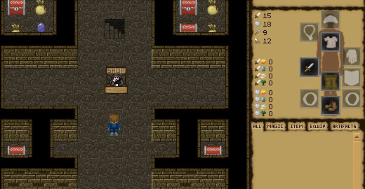 dungeon crawler flash game