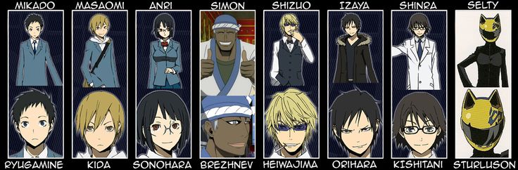 durarara characters list