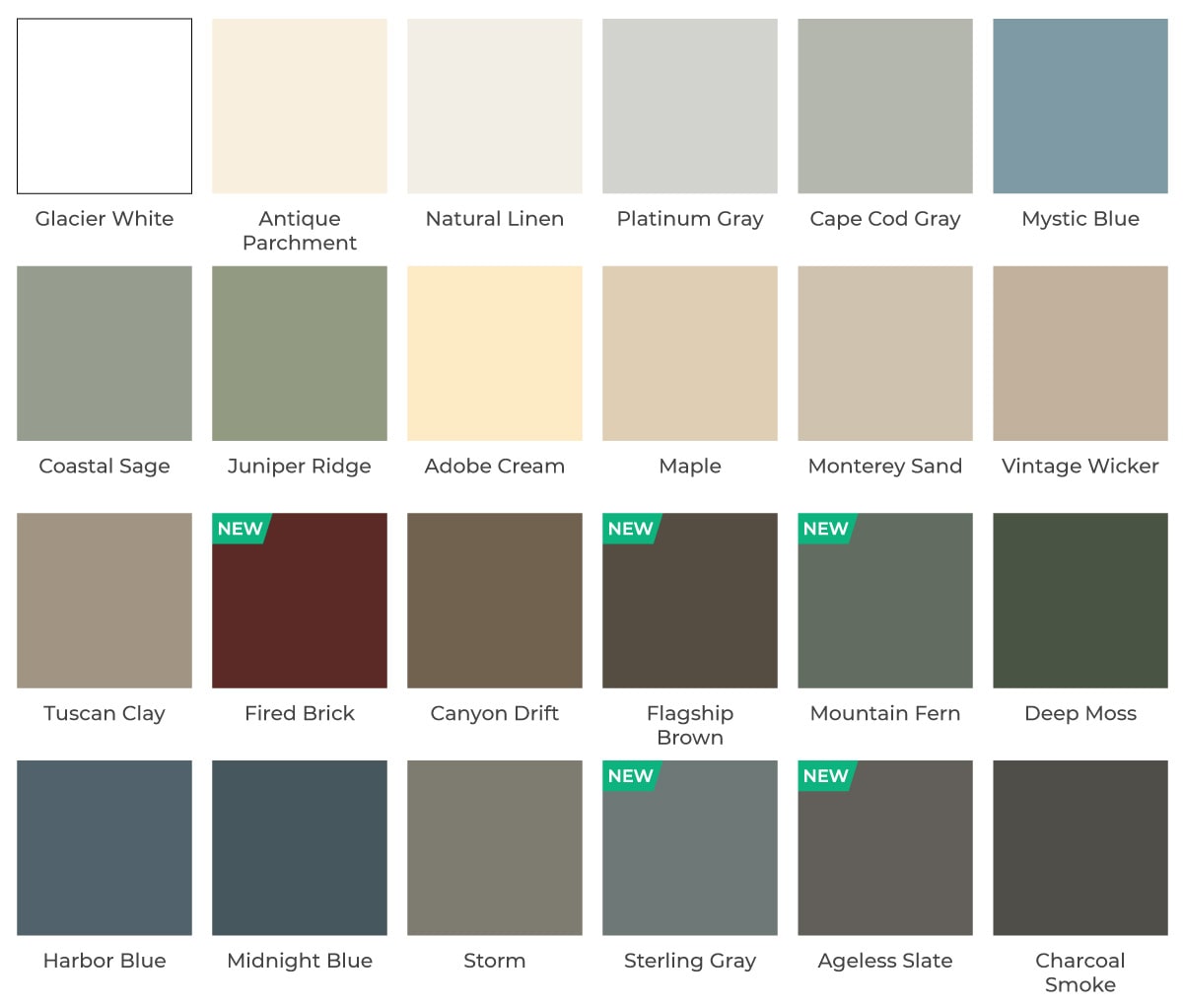 dutch lap vinyl siding colours