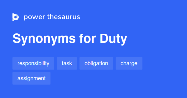 duty antonym