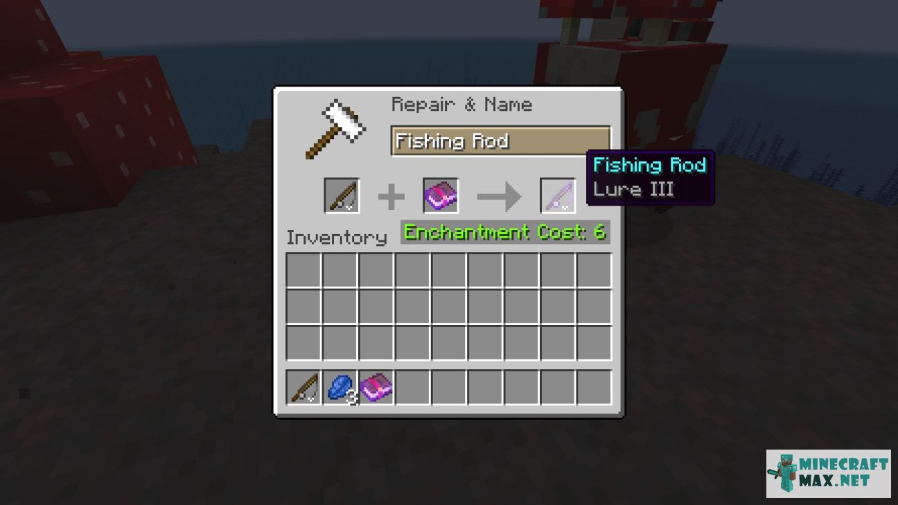 lure enchantment in minecraft