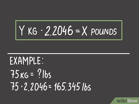 lbs to kg conversion formula