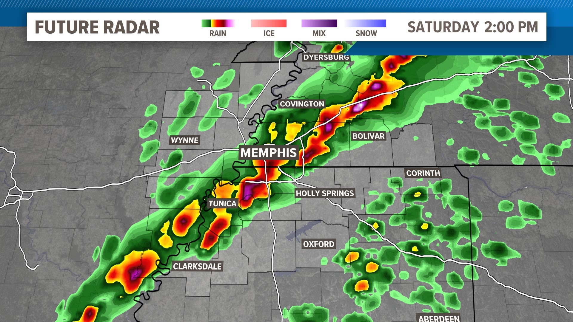 memphis weather doppler