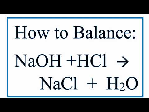 hcl plus naoh