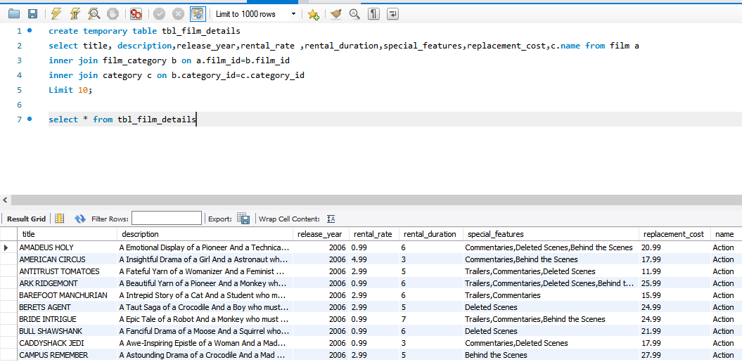 mysql check temporary table exists