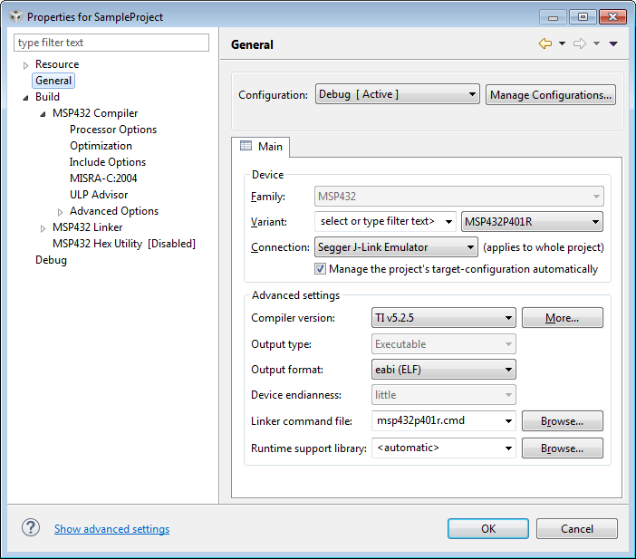 ti code composer studio