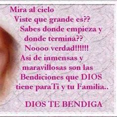 bendiciones para ti y tu familia