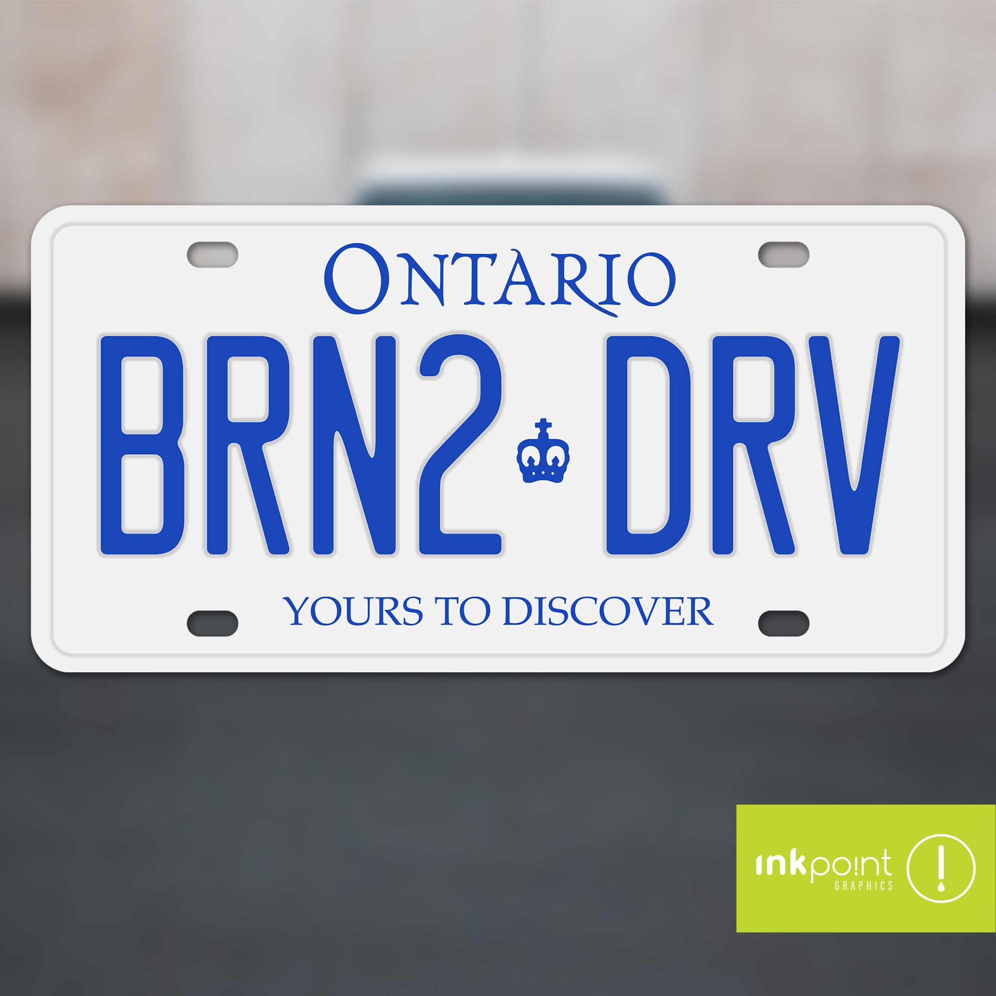 ontario custom license plate