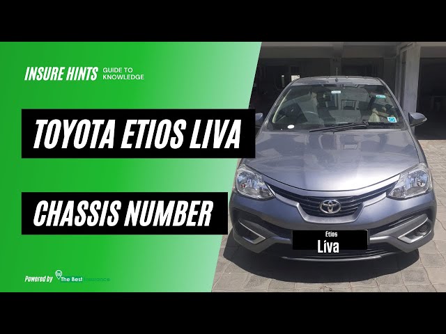 toyota etios chassis number location