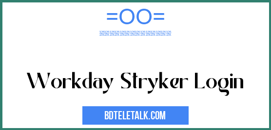 workday stryker login