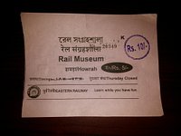 howrah railway museum ticket price