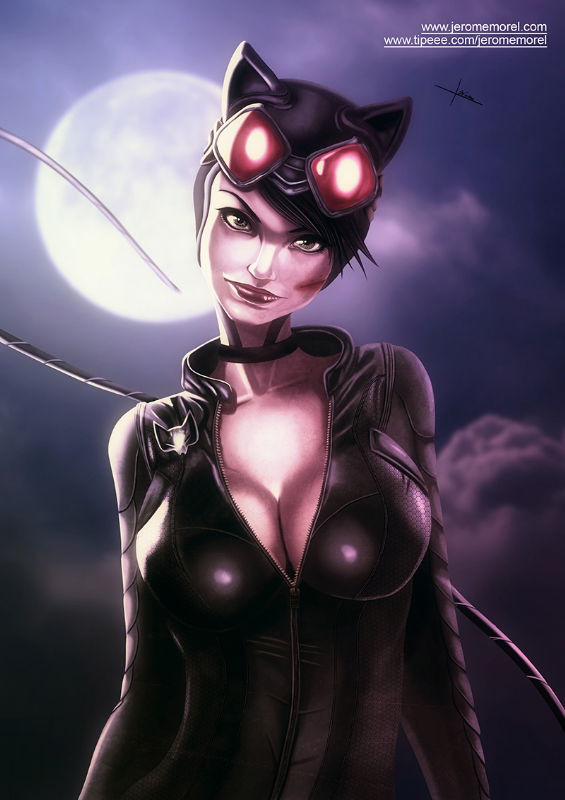 catwoman anime art