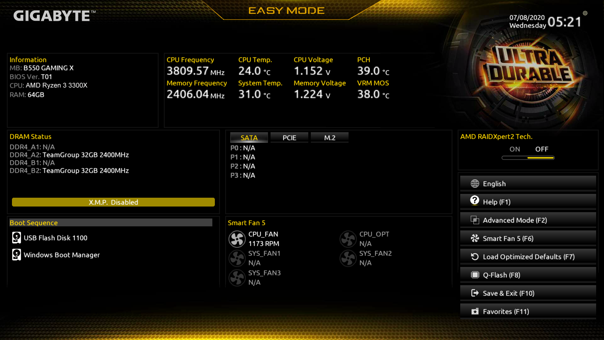 gigabite bios