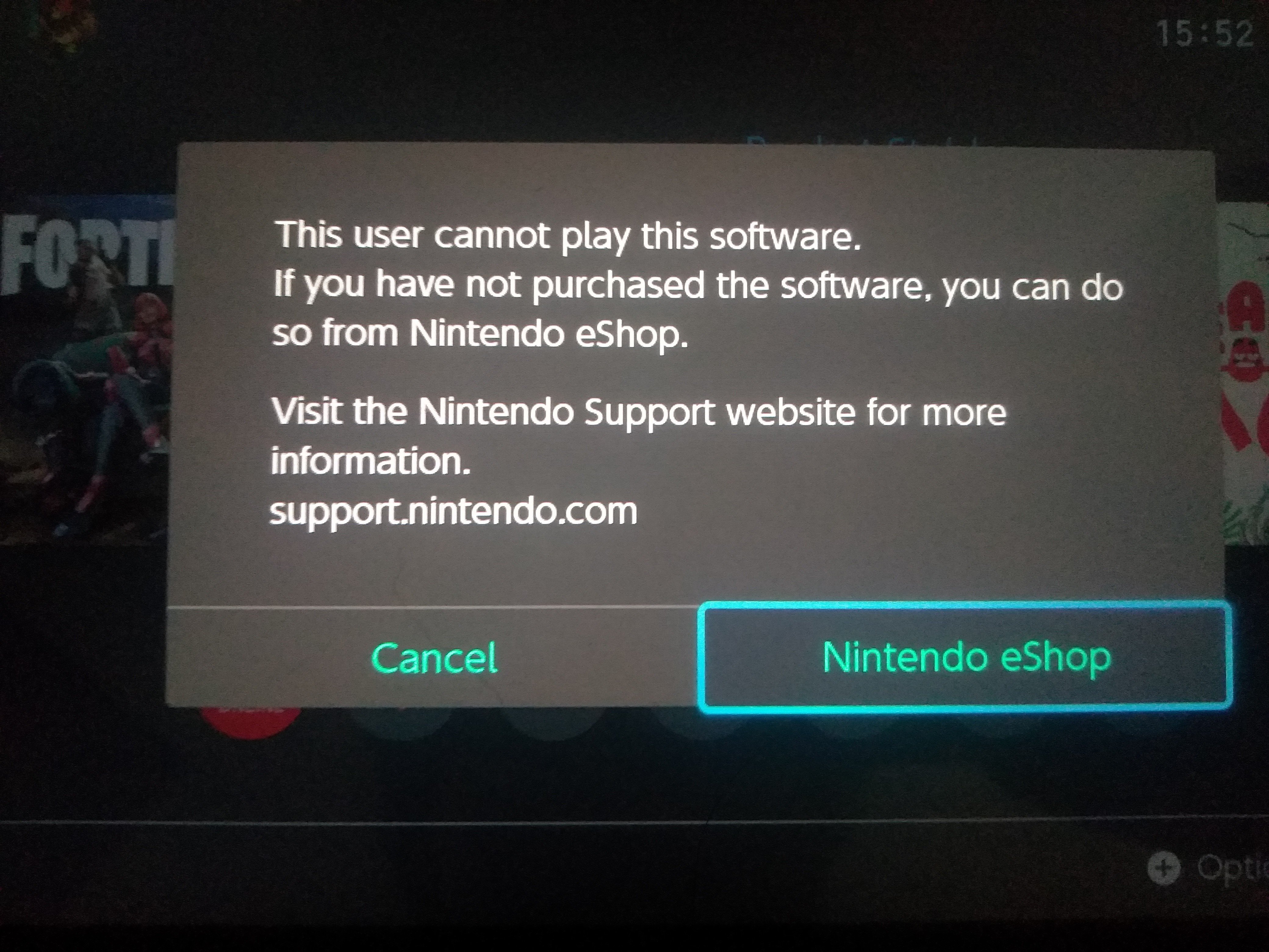 switch game says purchased but not downloaded