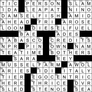 poison crossword clue