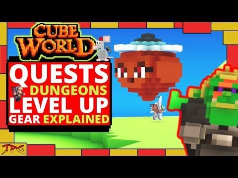 cube world how to level up