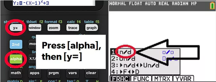 how to convert decimal to fraction on ti-84