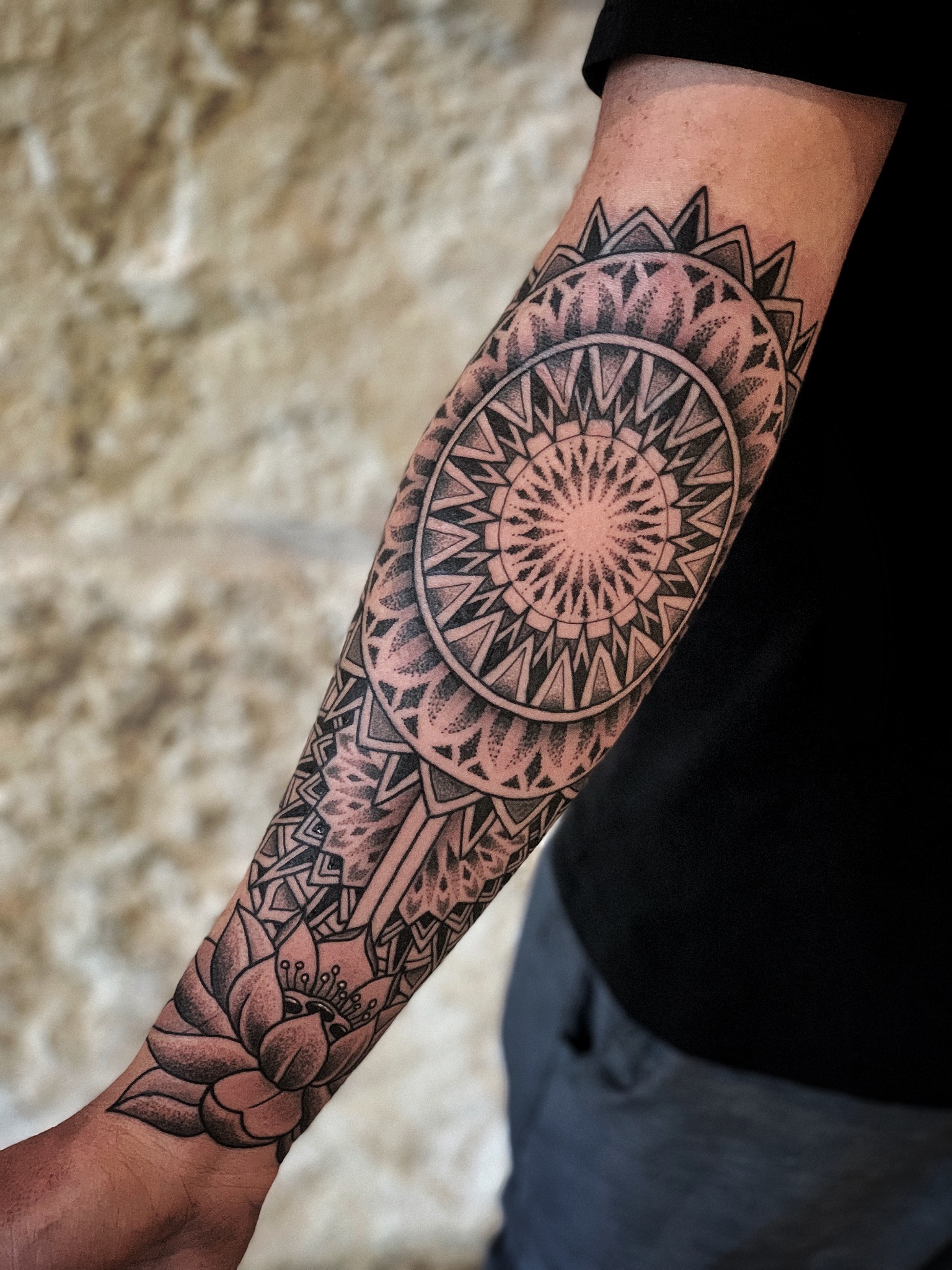 sacred geometry tattoo