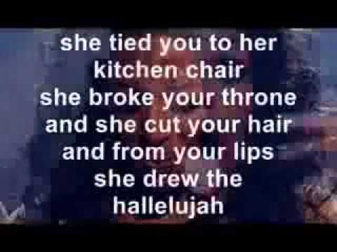 alexandra burke hallelujah lyrics