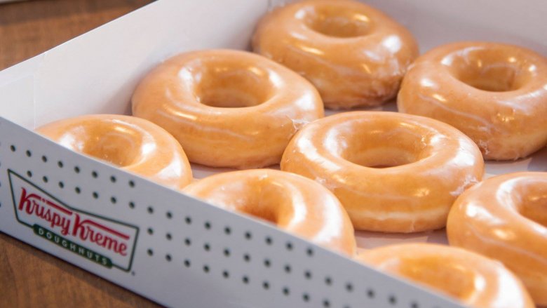 glazed krispy kreme donut calories